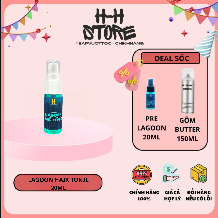 Xịt tạo phồng Lagoon Hair Tonic 20ml