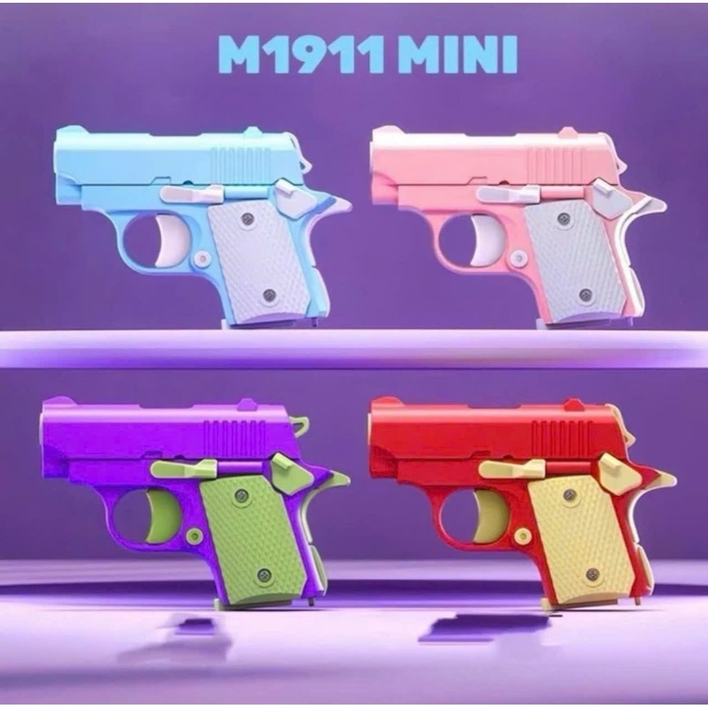 Đồ chơi thịnh hành giới trẻ lắp ghép M1911 MiNi