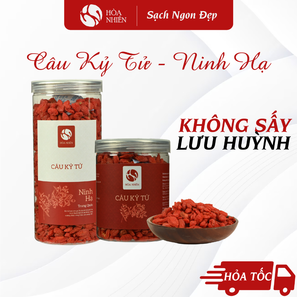 Kỷ Tử Đỏ Ninh Hạ sấy mộc tự nhiên, an toàn thực phẩm