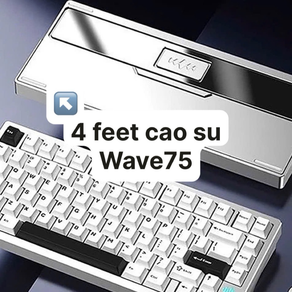 4 Feet Cao Su New Của Wave75 Chính Hãng - EA Gear