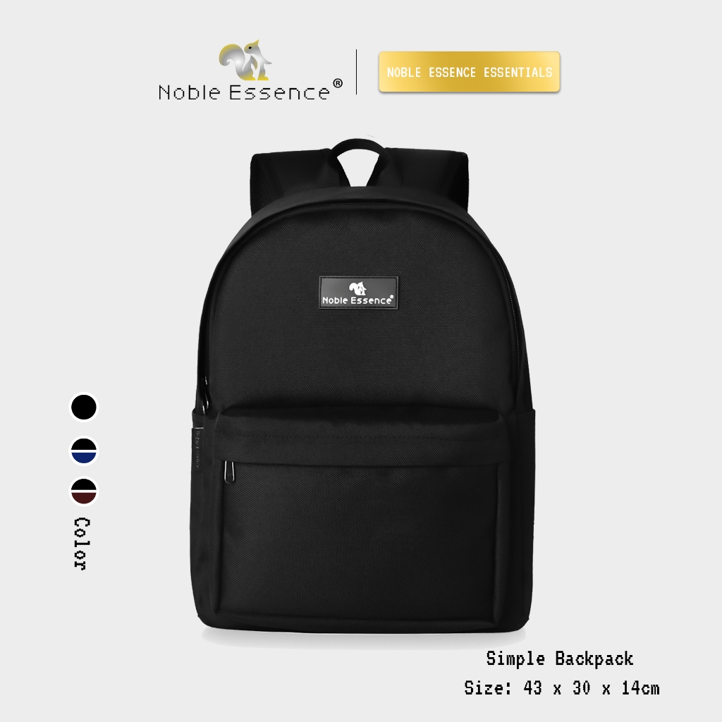 Balo nam nữ đi học Noble Essence® Simple Backpack B1