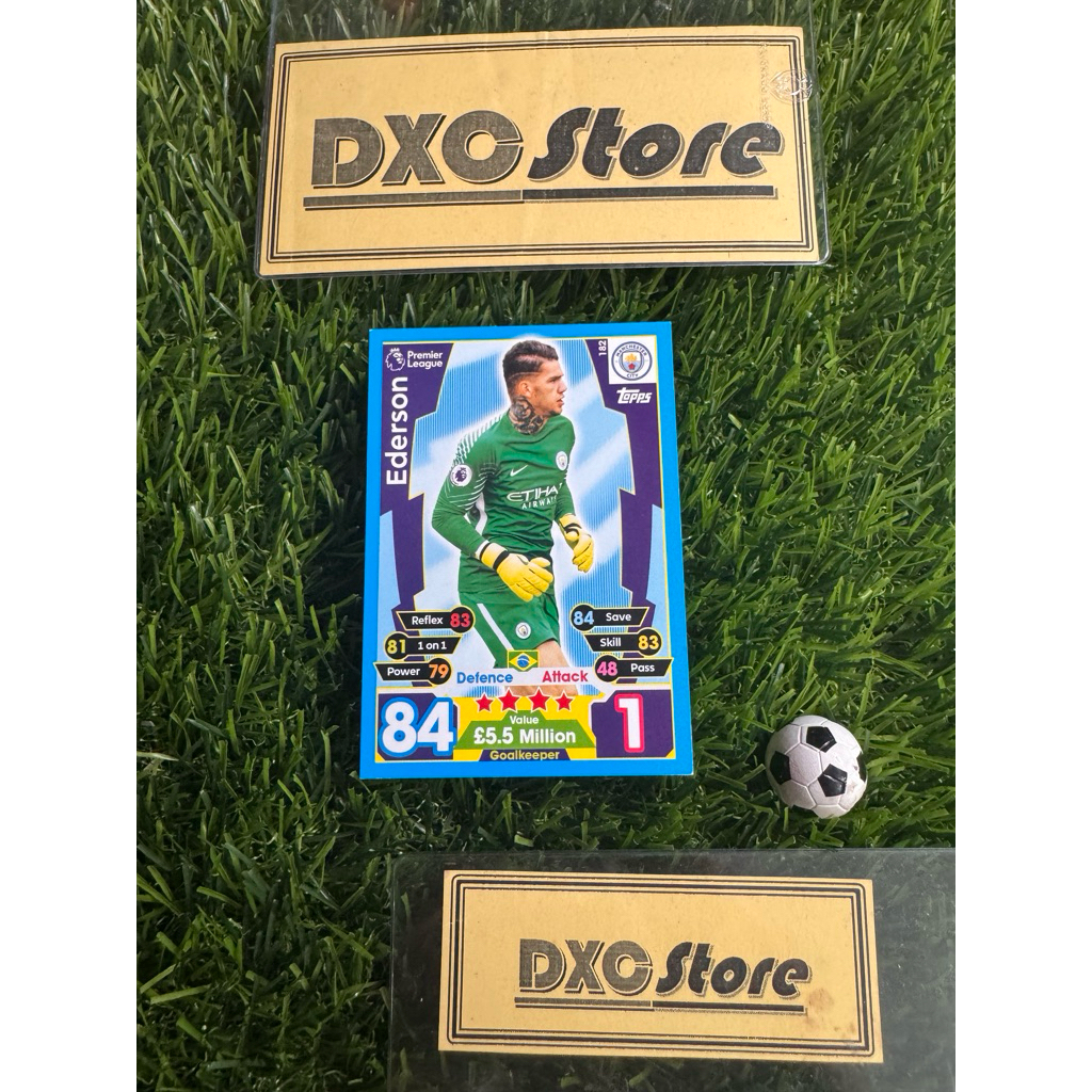 [ CHÍNH HÃNG ] - TOPPS MATCH ATTAX 2017/2018 - EDERSON (MANCHESTER CITY)