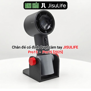 Chân đế điều chỉnh góc độ, hướng gió cho Quạt cầm tay Jisulife Pro1S/ Pro1S [2025] | Chất liệu nhựa in 3D cao cấp  - J2