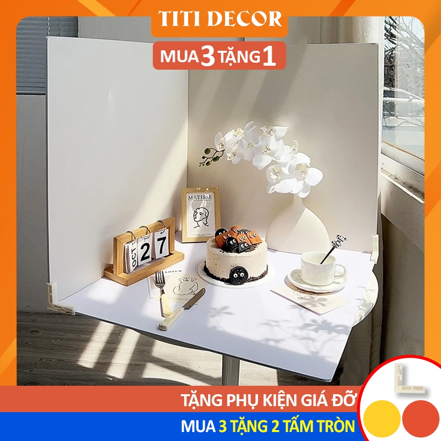Phông Nền Chụp Ảnh Bánh Kem Tấm Nền PVC 60x60cm, Background Chụp Ảnh Bánh Kem, Decor Góc Chụp Ảnh Nư