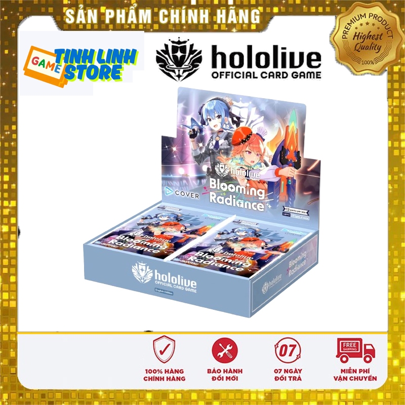 Thẻ Bài hololive TCG Booster Vol.01: Đón Oshi Về Đội Với Phiên Bản Tiếng Anh [Blooming Radiance]