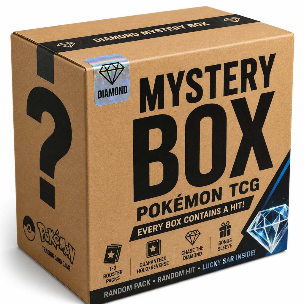 [Túi Mù Thẻ bài Pokemon] DAIMOND 100% Pack ENG Prefect order + Mystery Box Pokemon TCG  + 1JP - Chín