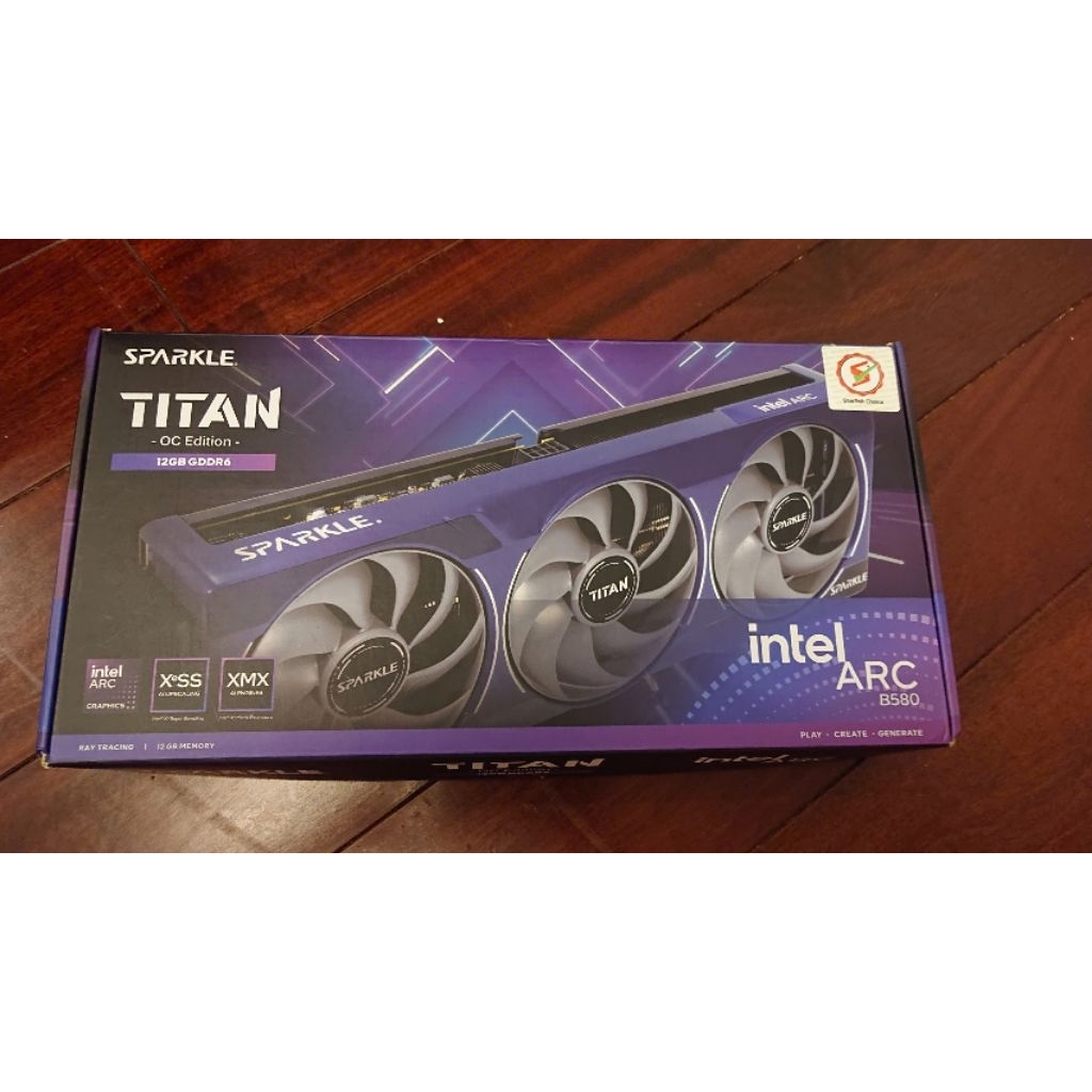 Card đồ họa Intel Arc B580 12Gb Sparkle Titan OC Chính hãng Bảo hành Nhà phân phối 2,5 năm