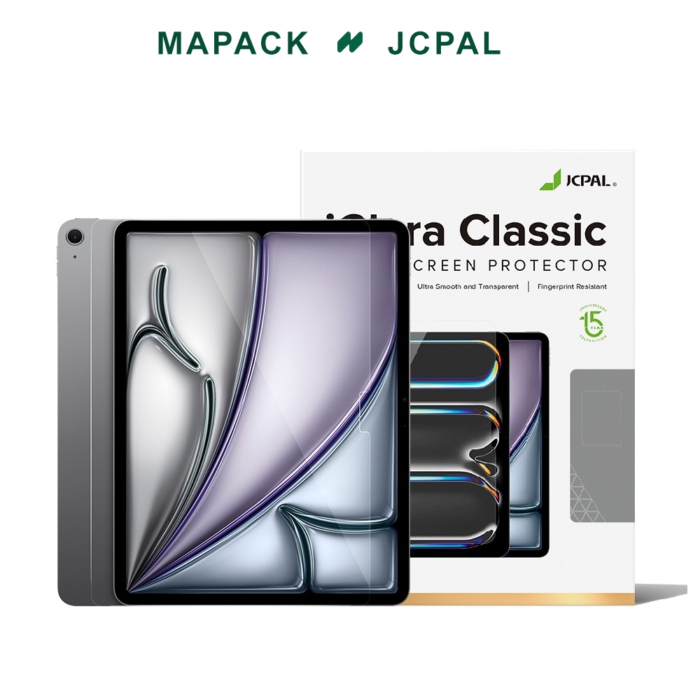Cường Lực iPad JCPAL iClara cho iPad Air/Pro 10.9, 11, 13 inch - Bảo vệ màn hình, Chống trầy xước