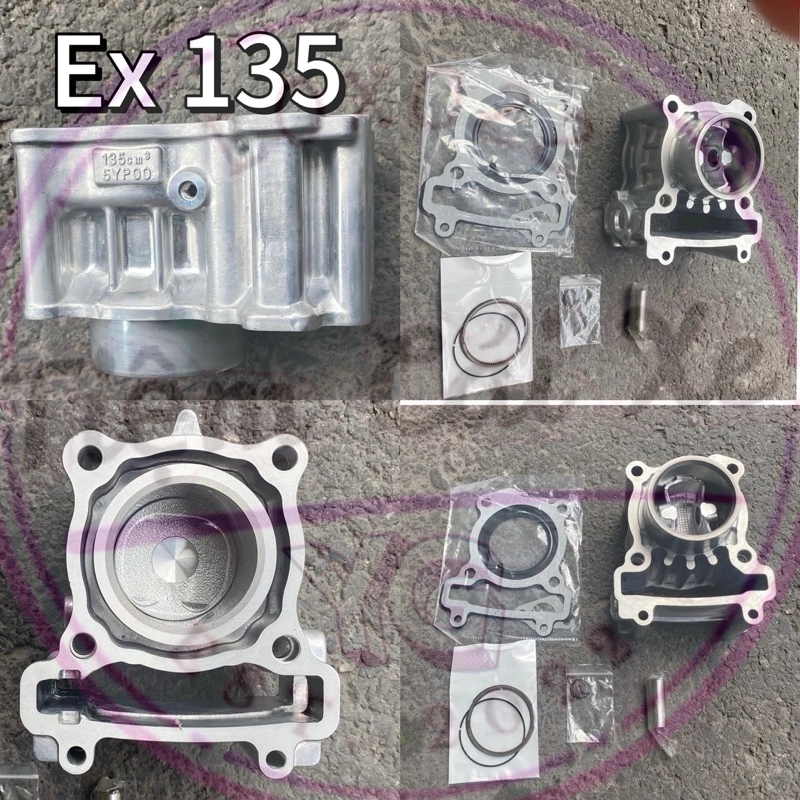 Bộ Lòng Piston Exciter 135 – Full Phụ Kiện Như Hình | Xi Lanh Piston Ex 135 Hàng Chất Lượng