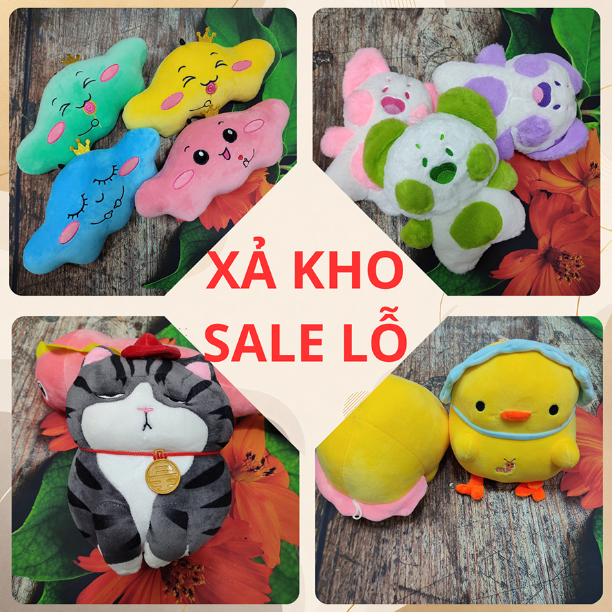 [XẢ KHO XẢ LỖ] TỔNG HỢP GẤU BÔNG NEW MỀM MỊN P1 size dao động 20-27cm (KHÁCH ĐỌC KỸ MÔ TẢ giúp mình)