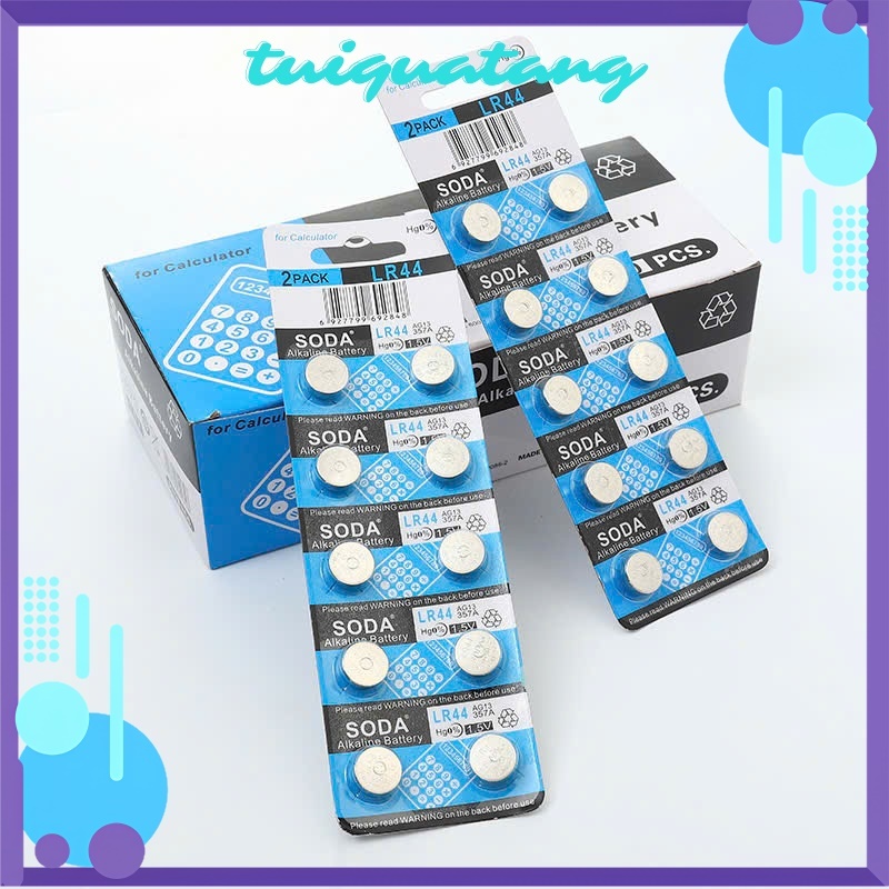 Hộp Pin 20 Vỉ 200 Viên Pin Cúc Áo LR44 AG13 LR1130 AG10 LR41 AG3 LR626 LR621 AG4 AG1