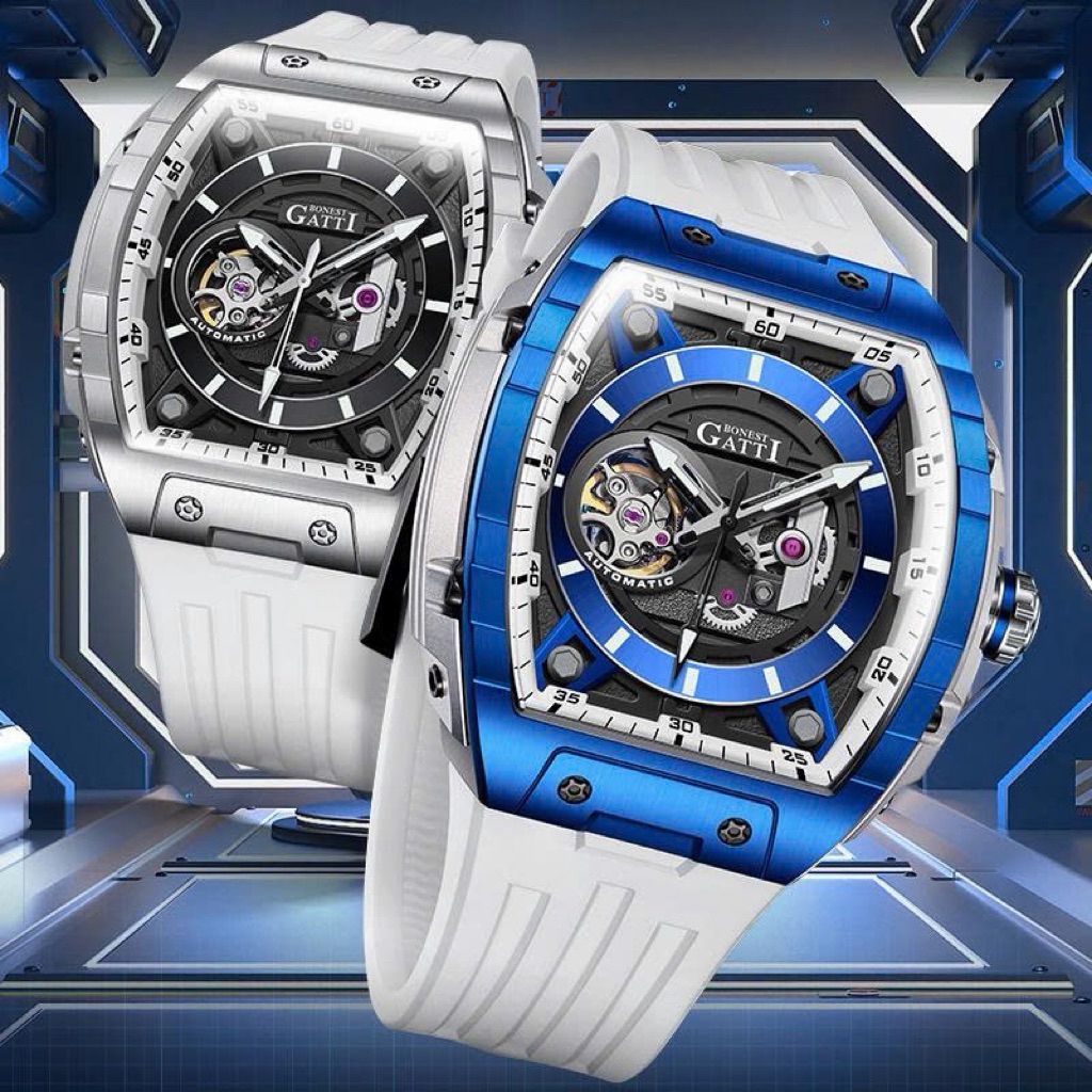 [Chính Hãng 100%] Đồng Hồ Nam Bonest Gatti BG5602 (5602) Máy Cơ (Automatic) Kính Sapphiare Siz 46mm 