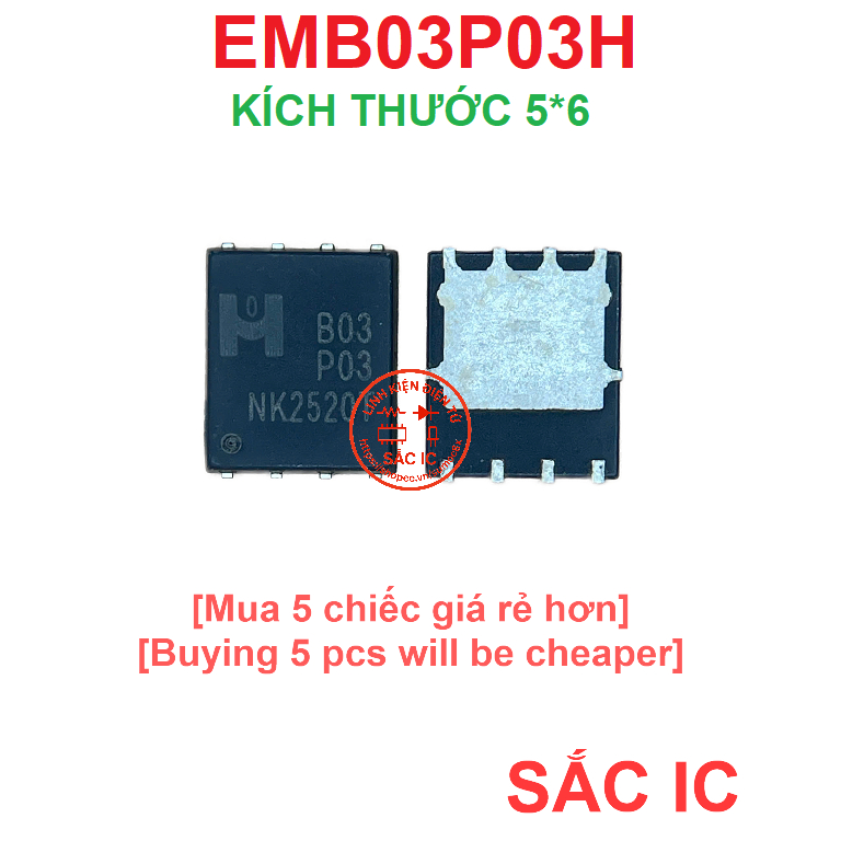 [K35] EMB03P03H B03P03 B03 P03 ic nguồn trên bo mạch - Mới nguyên bản - Original NEW