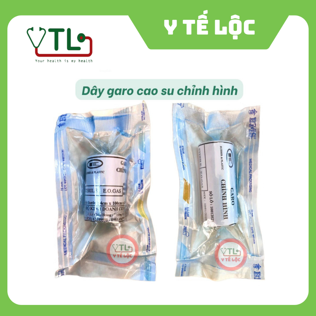 Dây garo cao su chỉnh hình - dây garo chỉnh hình (4cm, 6cm)