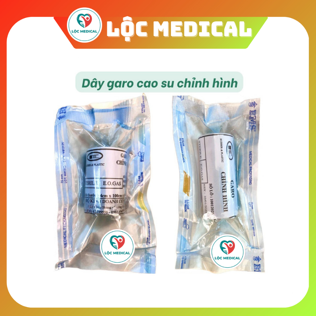 Dây garo cao su chỉnh hình - dây garo chỉnh hình (size 4cm, 6cm)