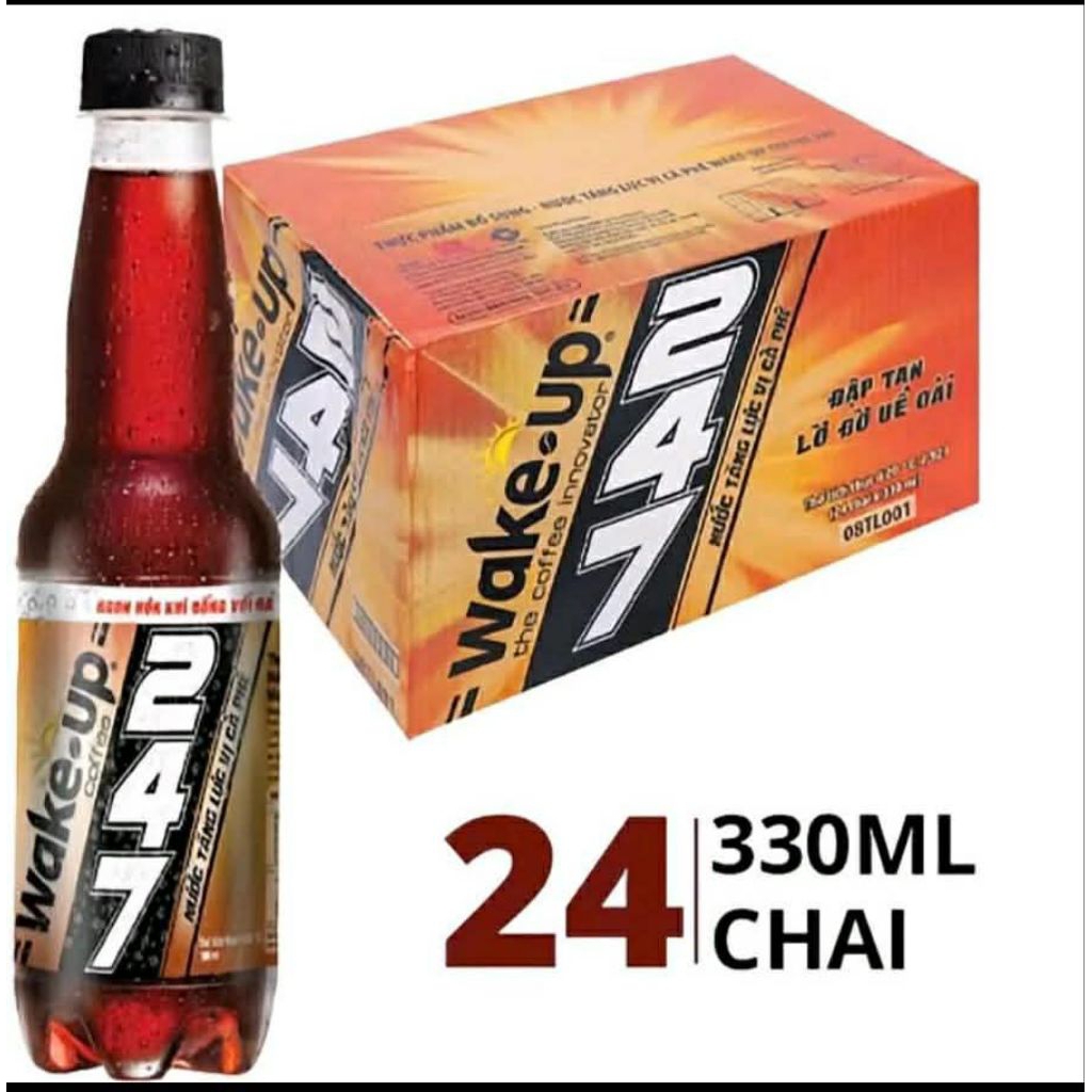 Wake-up 247 nước tăng lực chai 330ml
