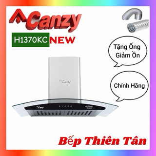 Máy hút mùi kính cong canzy cz h1370kc new , hút khoẻ , chạy êm cz70ts