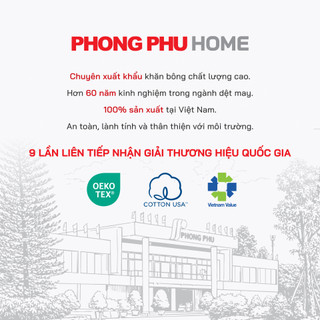 Khăn Tay PHONG PHÚ HOME CLASSIC, cotton nhập Mỹ, thấm hút hiệu quả, nhanh khô, dùng tắm gội, gym, spa, skincare UB07