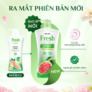 Dầu Gội FRESH Thiên Nhiên Giúp Tóc Chắc Khỏe Mềm Mượt 650g/chai
