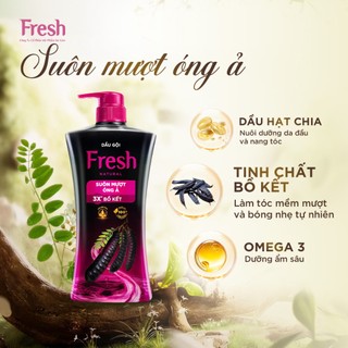 Dầu Gội FRESH Thiên Nhiên Giúp Tóc Chắc Khỏe Mềm Mượt 650g/chai