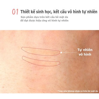 Cuộn dán kích mí lưới màu da (Có keo sẵn)