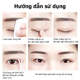 Cuộn dán kích mí lưới màu da (Có keo sẵn)