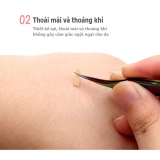 Cuộn dán kích mí lưới màu da (Có keo sẵn)