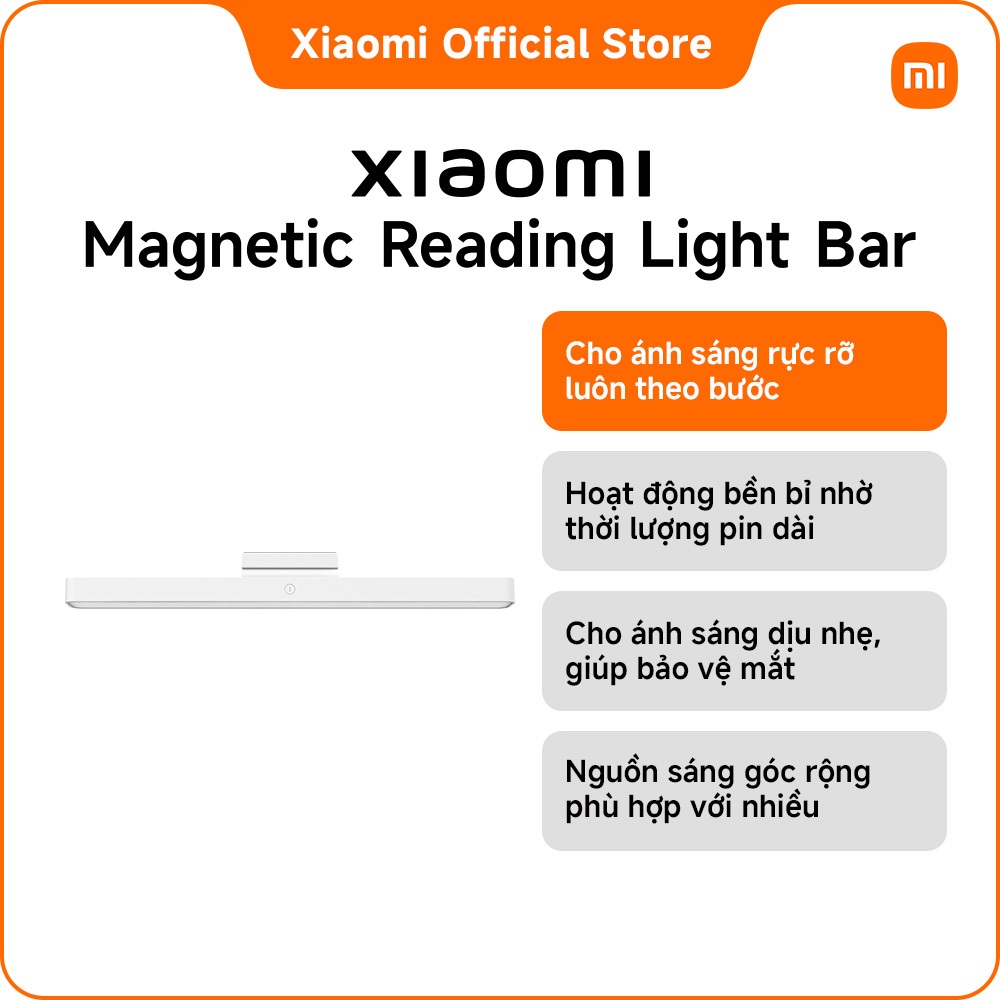 Đèn đọc sách từ tính Xiaomi Magnetic Reading Light Bar GL