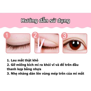 Hộp dán mí lưới kích mí (120 cặp)