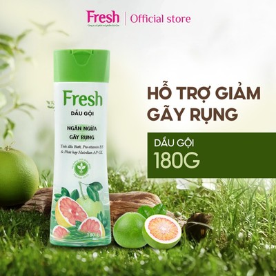 [HB GIFT] Dầu Gội FRESH Thiên Nhiên Nuôi Dưỡng Tóc Chắc Khoẻ, Mềm Mượt, Bồng Bềnh 180gram
