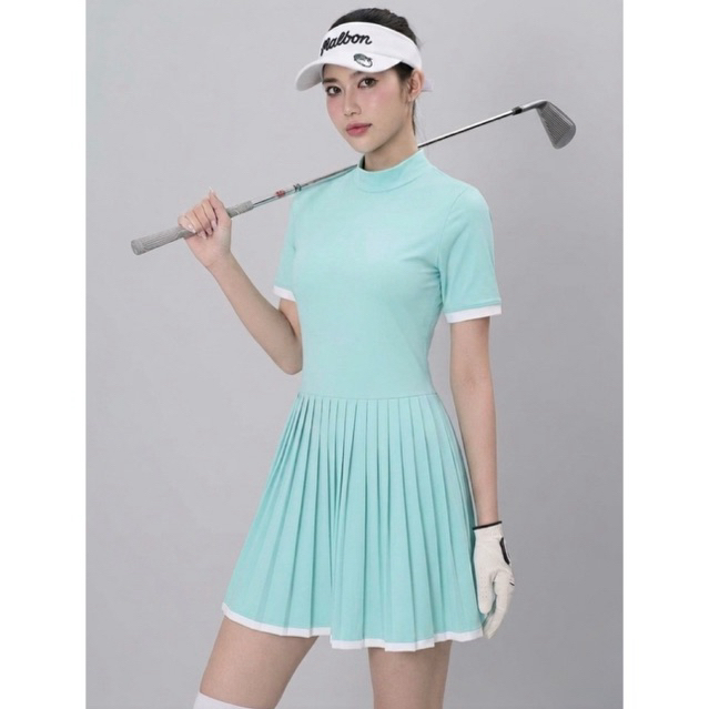 (E05)Váy liền thân có tay thể thao Golf, Tennis, Pickleball