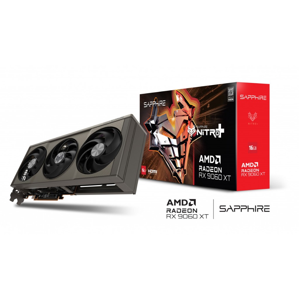 Card màn hình SAPPHIRE NITRO+ AMD Radeon RX 9060 XT GAMING OC 16GB