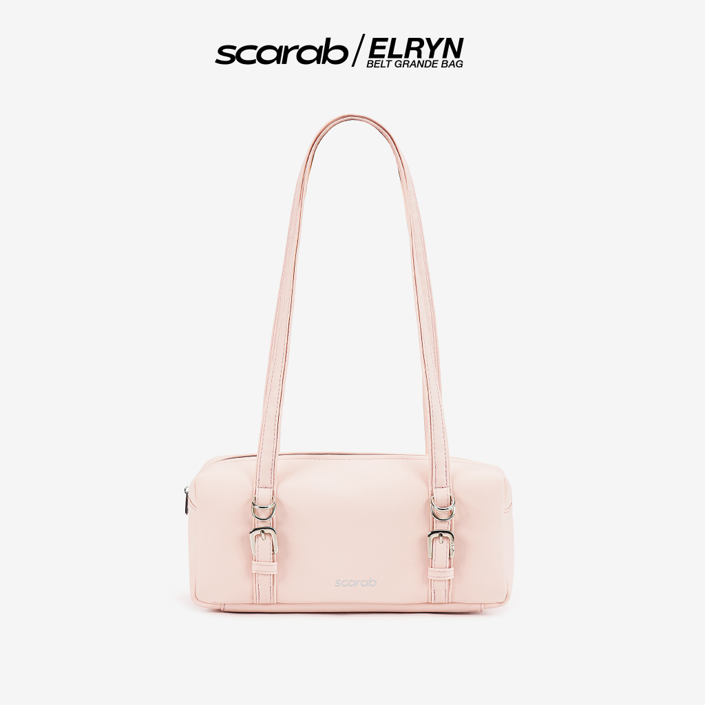 Túi Xách Đeo Vai SCARAB ELRYN BELT GRANDE PINK, Túi Thời Trang Nữ Nhỏ Gọn Đựng iPad Mini, Điện Thoại
