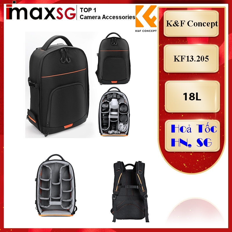 Balo máy ảnh K&F Concept Backpack 18L N05, KF13.205