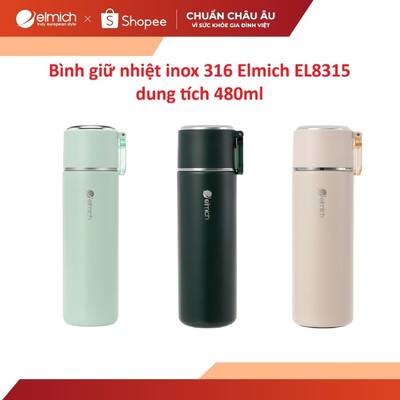 Bình giữ nhiệt inox 316 Elmich EL8315 dung tích 480ml