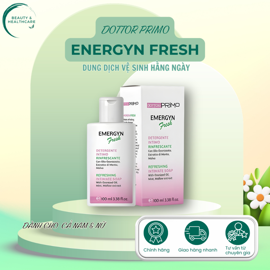 Dung dịch vệ sinh phụ nữ hàng ngày DottorPrimo Emergyn Fresh 100ml