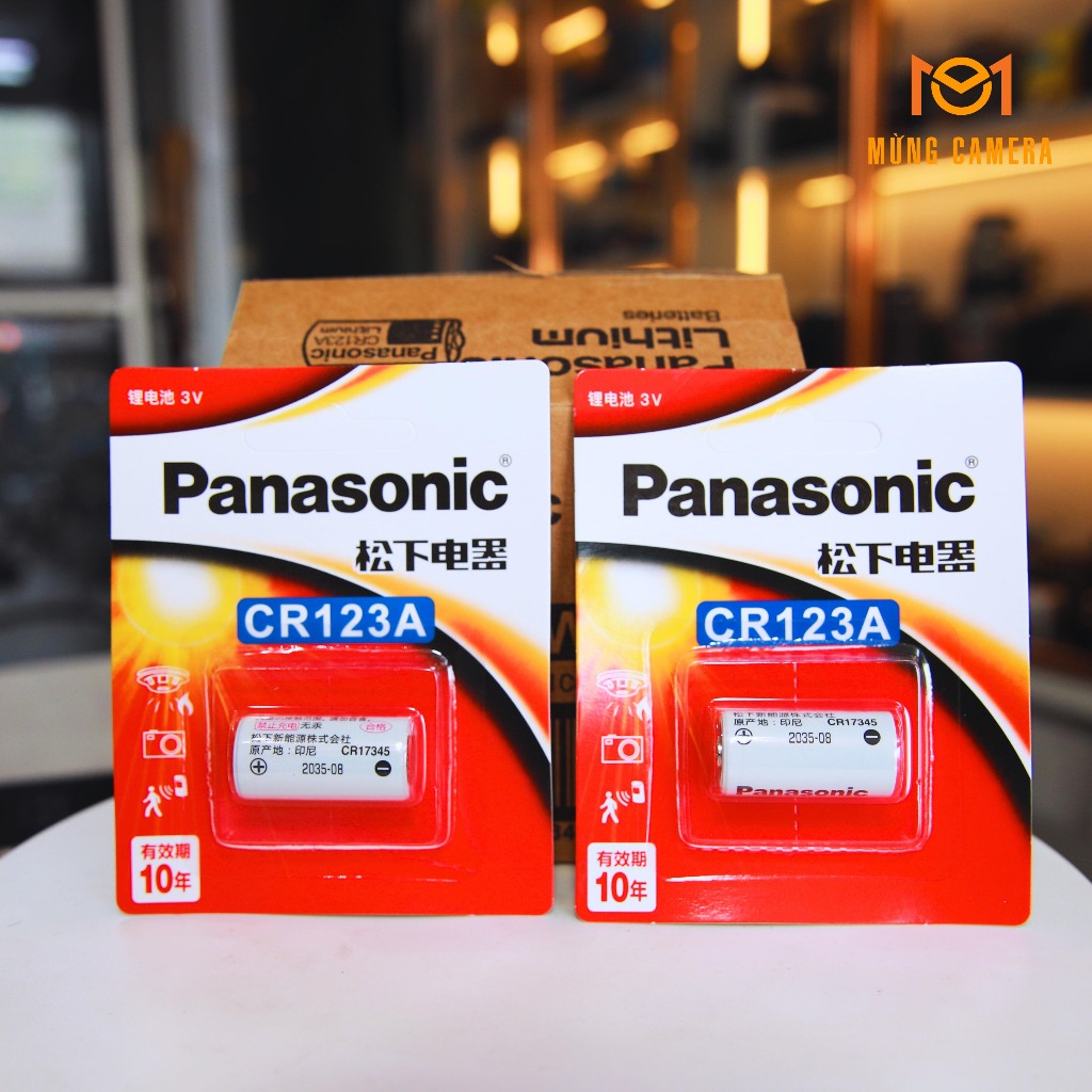 Pin Panasonic CR2 - CR123A  Pin máy ảnh , pin máy đo khoảng cách CR2 - CR123