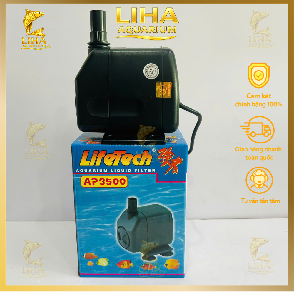 Máy Bơm Nhập Khẩu Lifetech AP3500 Cao Cấp – Máy Bơm Chìm Hồ Cá