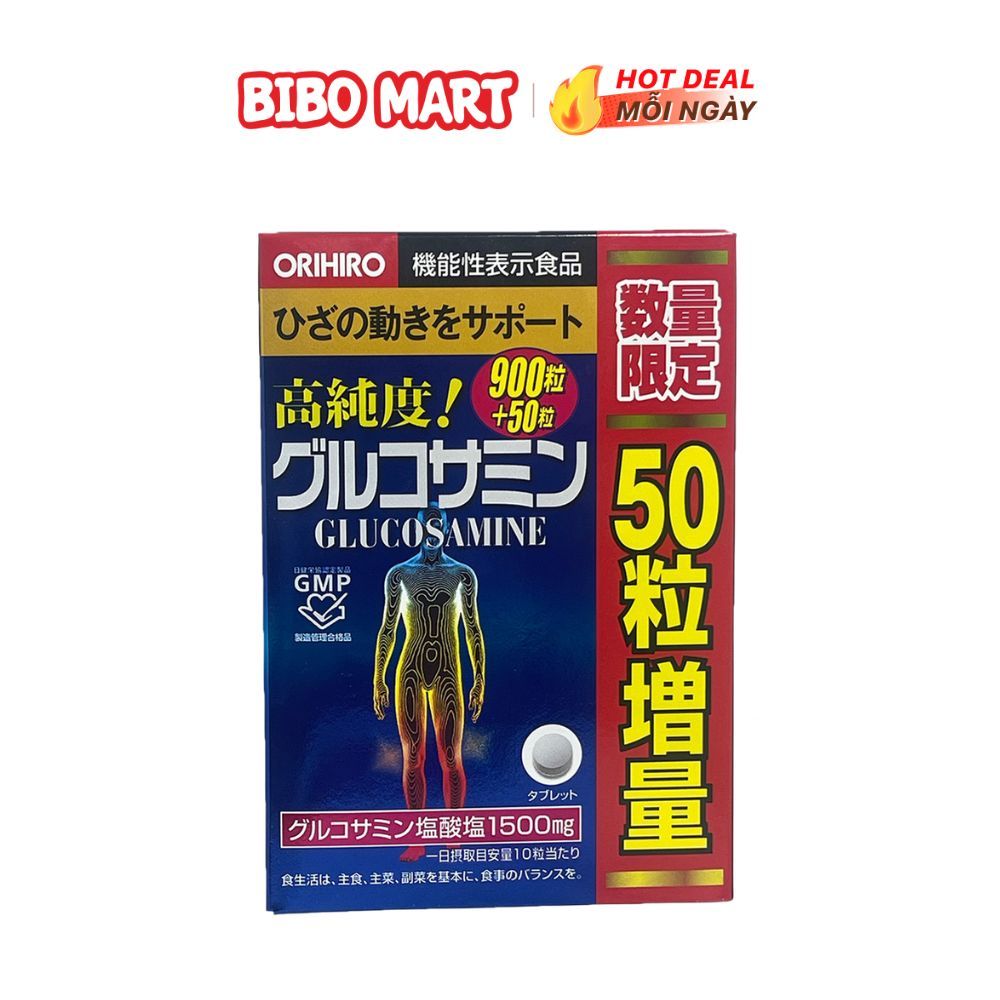 Viên Glucosamine Orihiro Uống Bổ Xương Khớp 950 viên - Bibomart