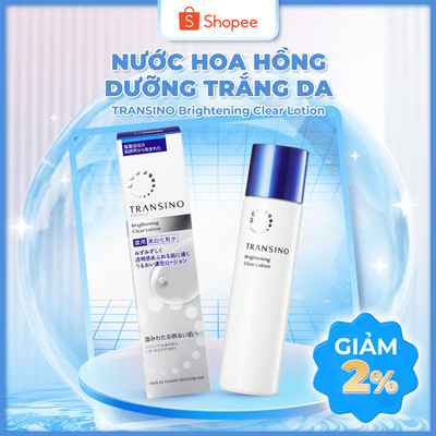 Nước Hoa Hồng Dưỡng Sáng Da TRANSINO - TRANSINO Brightening Clear Lotion 150ml (Bản Mới)