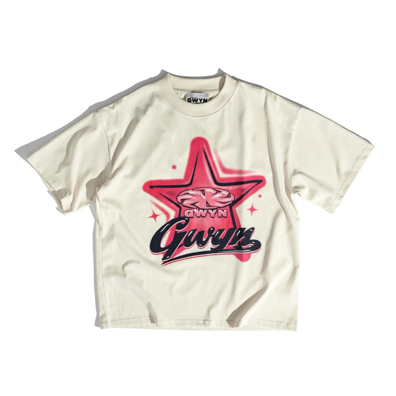 Áo nam nữ GWYN PINK STAR T-SHIRT