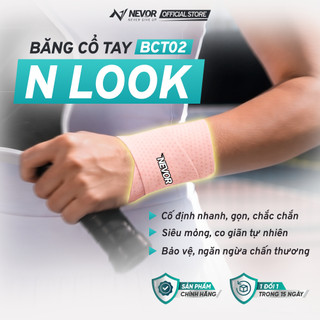 Băng Quấn Cổ Tay NEVOR BCT02 Bảo Vệ, Phòng Chấn Thương, Bó Cổ Tay Thoáng Khí Chơi Pick, Yoga, Tennis