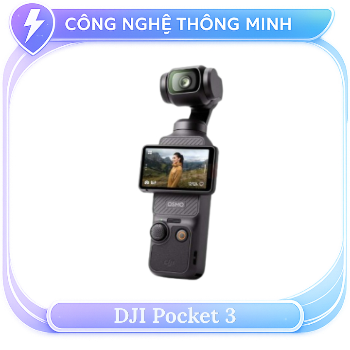 Máy Quay Cầm Tay DJI Pocket 3 – Action Camera Kỹ Thuật Số – Hàng Chính Hãng