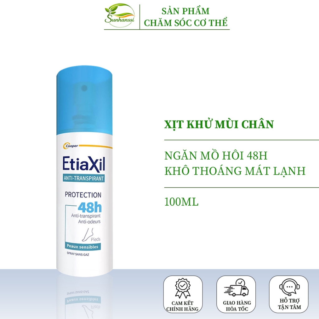 Xịt Khử Mùi Chân Etiaxil 100ml