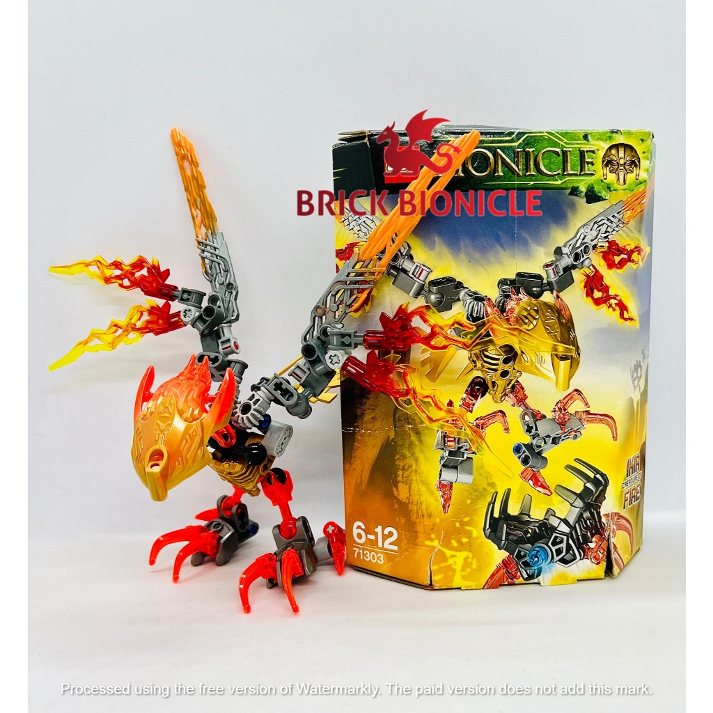 BIONICLE AUTH - ĐỒ CHƠI LẮP GHÉP BIONICLE GEN 2 - 71303 Ikir - Creature of Fire with box