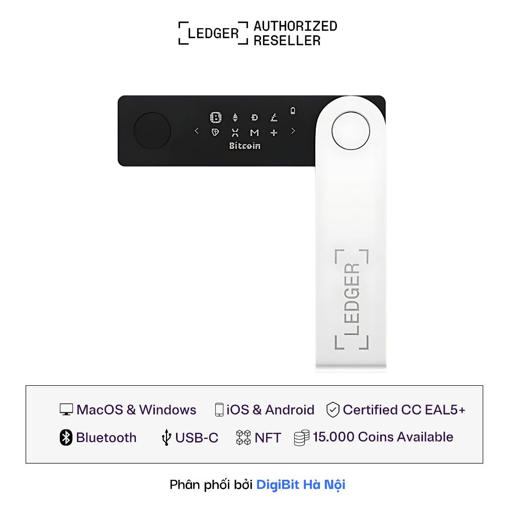 [Đại Lý Ủy Quyền] Ví lạnh Ledger Nano X | BigBuy360 - bigbuy360.vn