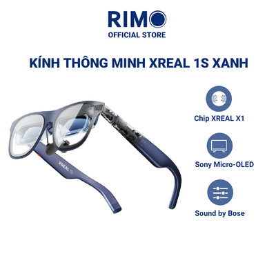 Kính thông minh XReal 1S Độ trễ chỉ 3ms Hỗ trợ 3DOF Độ phân giả 1920 x1200