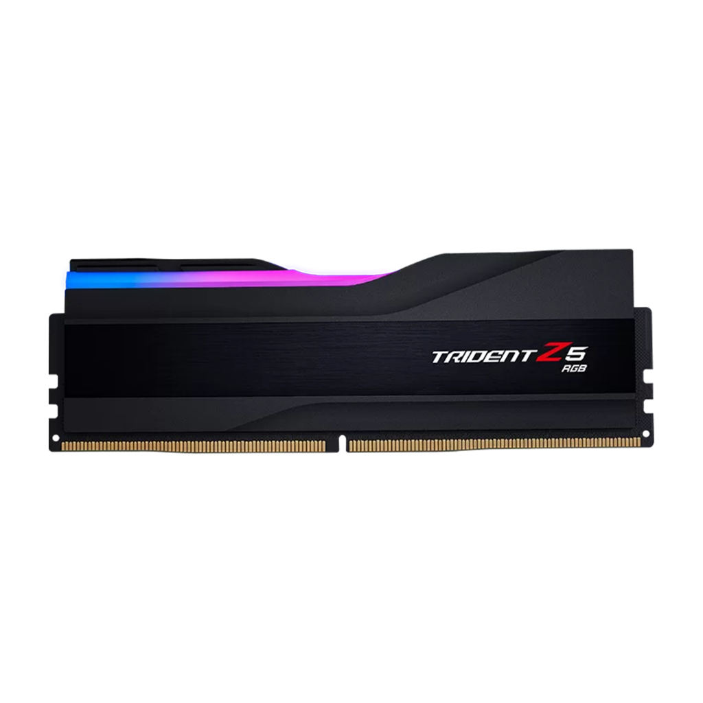 Ram GSkill Trident Z5 RGB 16GB Bus  6000  DDR5  F5-6000J3636F16GX1-TZ5RK  Intel XMP / AMD EXPO New c