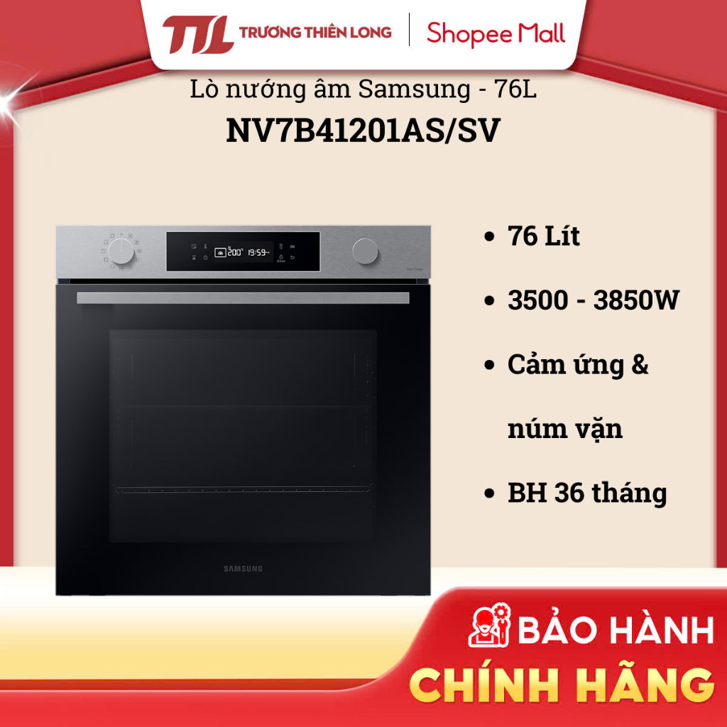 NV7B41201AS/SV - Lò Nướng Âm Samsung NV7B41201AS/SV 76 Lít [TOÀN QUỐC]