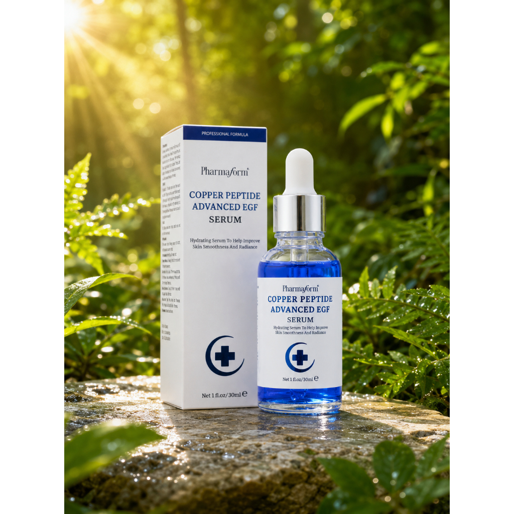 Serum Pharmaform Copper Peptide Advanced EGF 1% GHK-Cu Dưỡng Ẩm, Làm Dịu, Hỗ Trợ Da Mềm Mịn